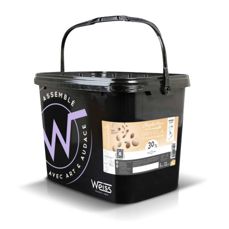 Fondette chocolat blanc oryola 30% x 5 kg