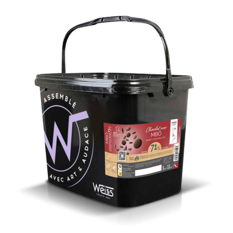 Fondette chocolat noir mbo cameroun 71% x 5 kg