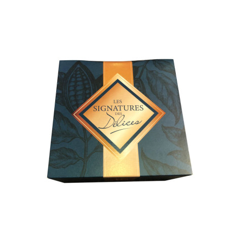 Boîte pâtissière carrée Coffret 14 x 14 x 6 cm x 50