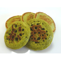 Mini blinis au thé vert Matcha 5 g environ 120