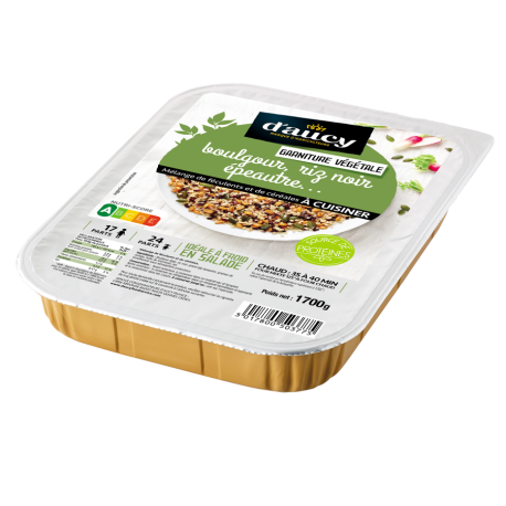 Garniture végétale boulgour riz noir épeautre et graines de courge 1.7 kg