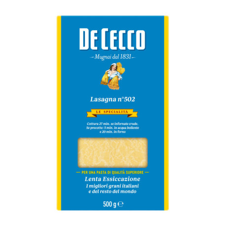 Lasagne qualité supérieure Estero 500 g