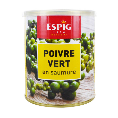 Poivre vert saumure boîte 500 g