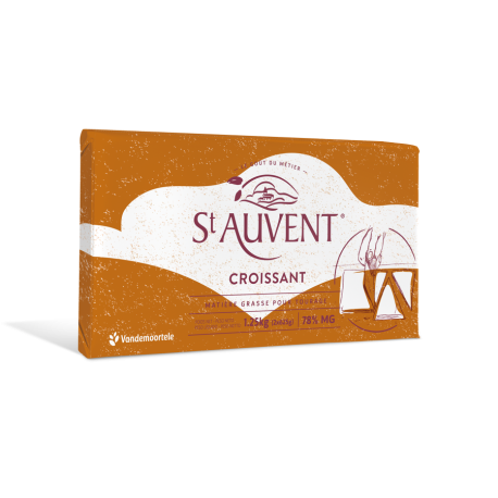 Matière grasse 78% croissant st auvent 1,25 kg