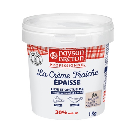 Crème fraîche épaisse 30 % MG 1 kg