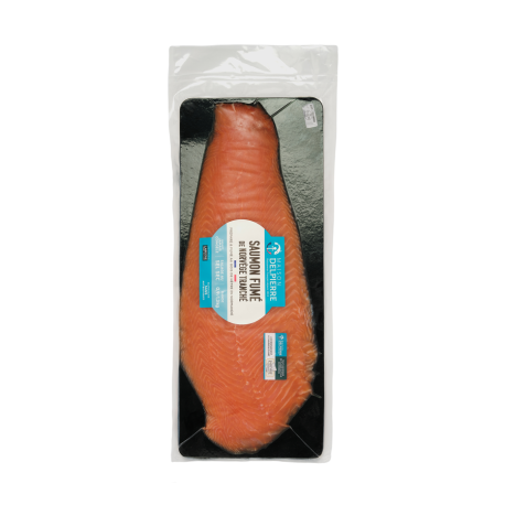 Saumon fumé Atlantique en tranches environ 0.9 - 1.3 kg 
