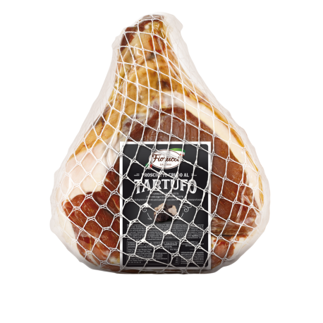 Jambon sec supérieur à la truffe d'été Fiorucci 9 mois environ 6 Kg