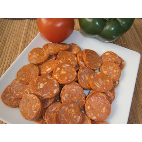 Chorizo boeuf tranché surgelée Halal 1 kg 