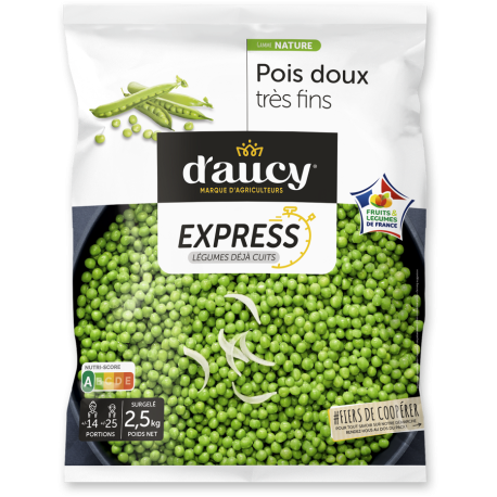 Petit pois doux très fins CEE2 2,5 kg