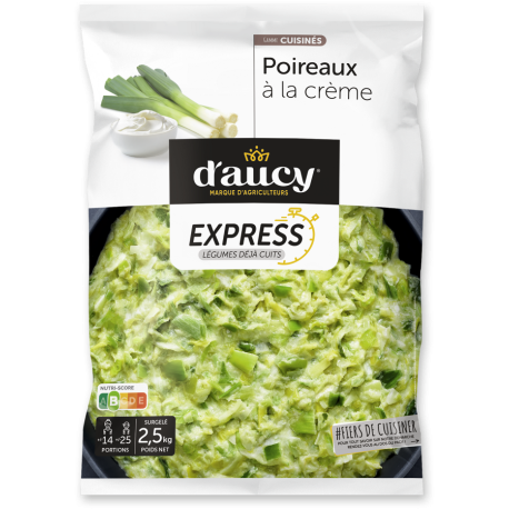 Poireaux à la crème 2,5 kg