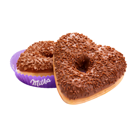 Donut en forme de coeur au chocolat au lait 53 g