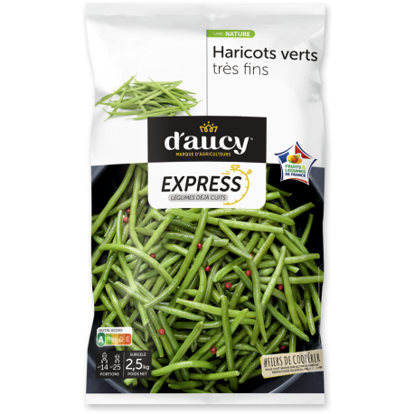 Haricots verts très fins cuits 2,5 kg