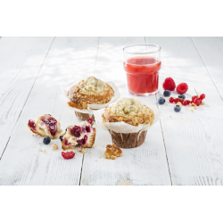 Muffin fourré fruits rouges topping crumble 122 g