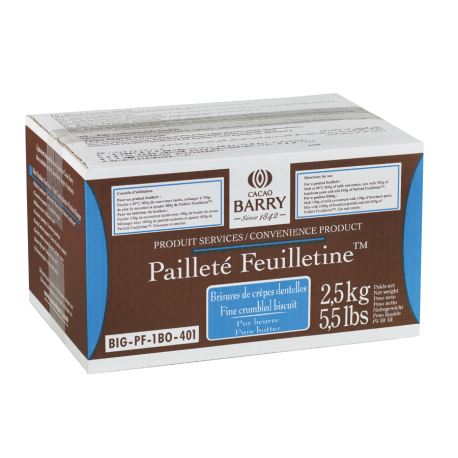 Pailleté Feuilletine Pur Beurre 2,5 kg