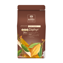 Chocolat de couverture blanc 34 % cacao Zéphyr 5 kg