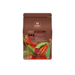 Chocolat de couverture noir 70 % cacao Passy 2,5 kg
