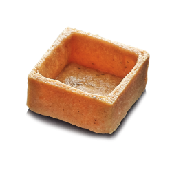 Mini fond de tartelette salé carré 3,2 x 3,2 cm 6 g