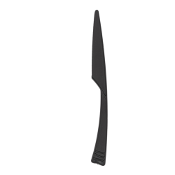 Couteau noir réutilisable 210 mm x 30 