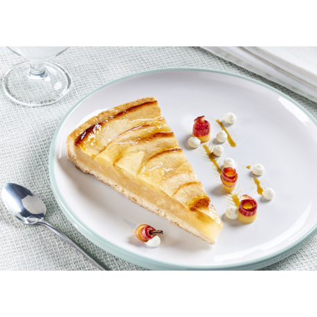 Tarte aux pommes pur beurre découpée 8 parts 900 g