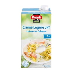 Crème légère UHT 18% Ramli 1 L
