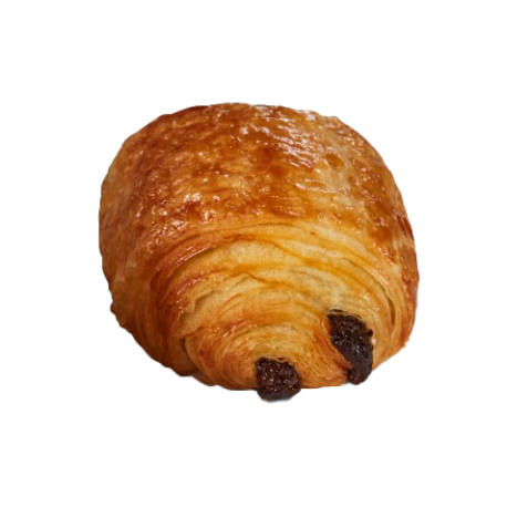 Pain chocolat lunch au beurre fin prêt à cuire 32 g