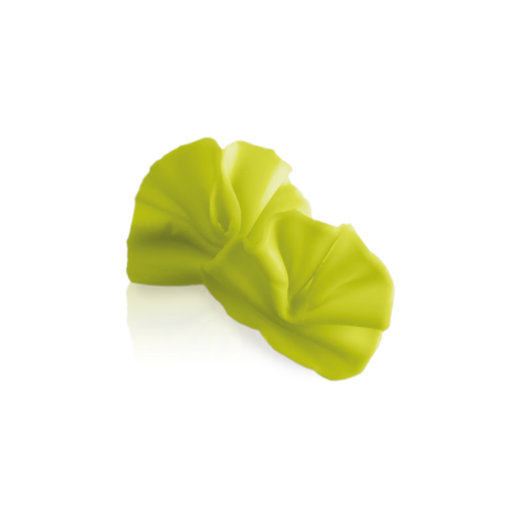 Décor en chocolat copeau forêt mini vert 475 pièces 35x30mm