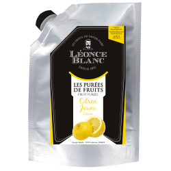 Purée de citron jaune sucrée pasteurisée 1 kg