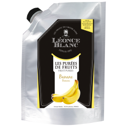 Purée de banane sucrée pasteurisée 1 kg