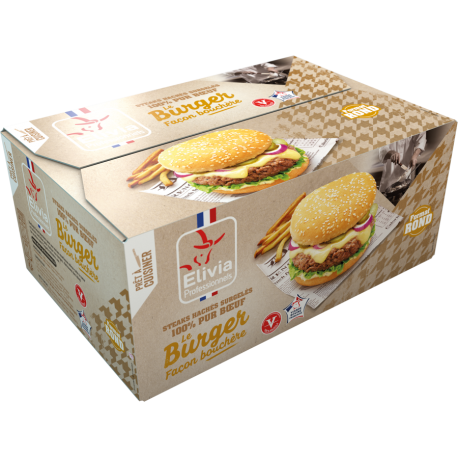 Viande hachée façon bouchère 15 % MG VBF 180 g x 20