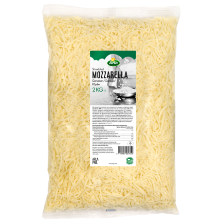 Mozzarella râpée 40 % MG 2 kg