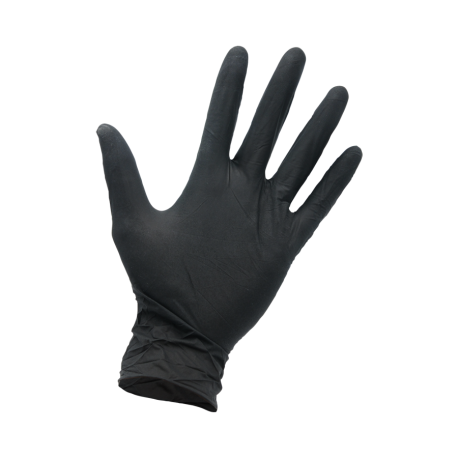 Gant nitrile NP noir taille S 6/7 x 100