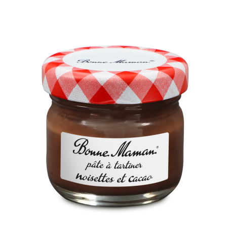 Pâte à tartiner aux noisettes et au cacao 25g