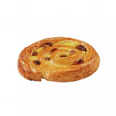 Pain aux raisins au beurre fin prêt à cuire 130 g