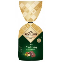 Assortiment de chocolat pralinés d'exception lait 340g