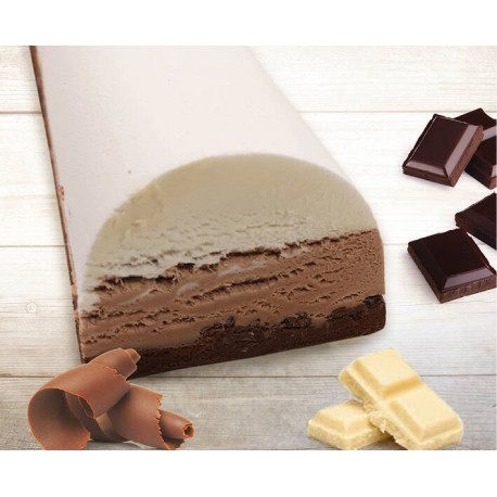 Gouttière glacée 3 chocolats 57 cm