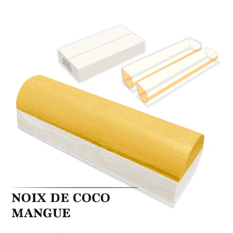 Gouttière glacée avec meringue à la noix de coco et à la mangue 1.2 kg