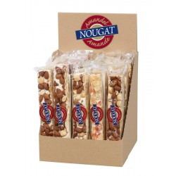 Bâton nougat "artisan" nature/fruit/chocolat 100g