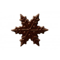 Décor flocon chocolat noir 270 pièces