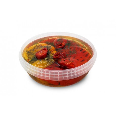 Poivron grillé rouge/jaune à l'huile de tournesol 1 kg