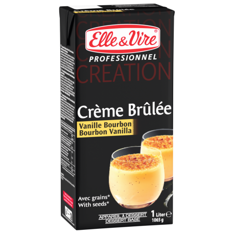 Préparation liquide pour crème brûlée UHT 1 L