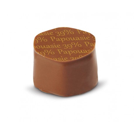 Bonbon de chocolat fourré de ganache chocolat au lait papouasie 1.5 kg 