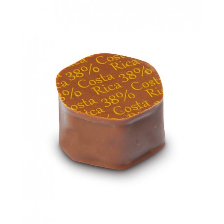 Bonbon de chocolat fourré de ganache chocolat au lait costa rica 1.5 kg 