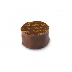 Bonbon de chocolat fourré de ganache chocolat noir Vietnam 73% cacao 1.5 kg 