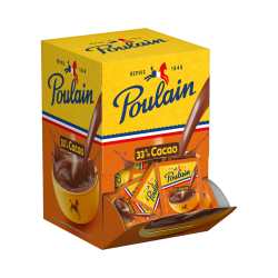 Poudre de cacao Poulain en dosette 15g X100