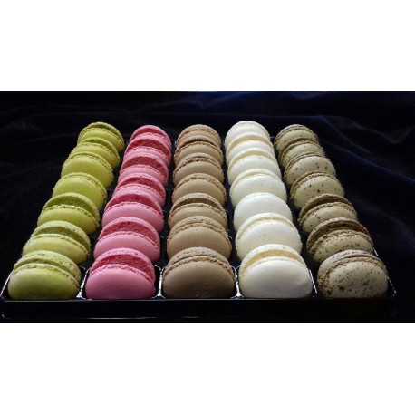 Assortiment coques macarons diamètre 38mm 