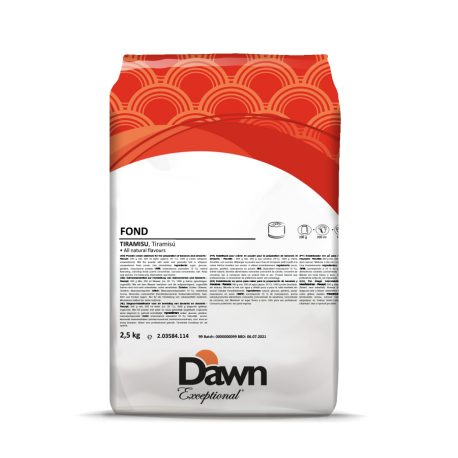 Fond pour la préparation de bavarois et desserts tiramisu 2,5kg