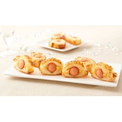 Mini feuilletés saucisse cocktail 16 g x 32