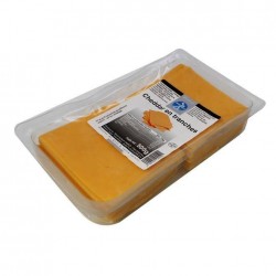 Cheddar tranche 9x9 cm B.E 500 g