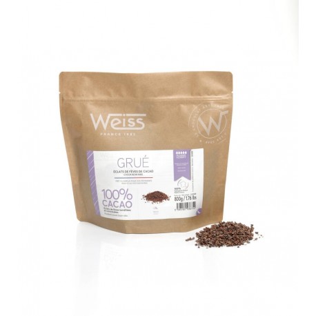 Grué éclat de fèves 100% cacao sachet 800 g 