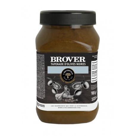Tapenade d'olives noires 900 g